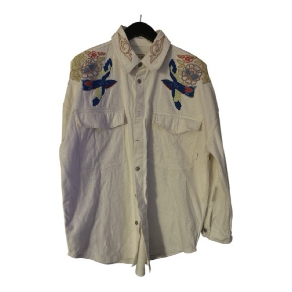 We The Free Take Flight Embroidered Shirt Size S NWT - Picture 5 of 8